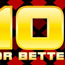 10s or Better slot logo by 1x2gaming at Vegas Hero Casino