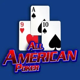 All American Poker slot icon by RTG (Reel Time Gaming), available at Vegas Hero Casino