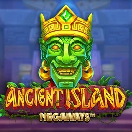 Ancient Island Megaways slot logo by Pragmatic Play at Vegas Hero Casino