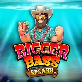 Bigger Bass Splash logo by Pragmatic Play at Vegas Hero Casino