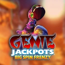 Genie Jackpots: Big Spin Frenzy online game logo by Blueprint Gaming on vegas-hero.org