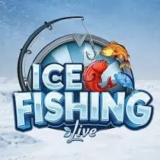 Ice Fishing Live logo by Evolution at Vegas Hero Casino