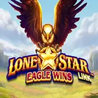 Lone Star Link Eagle Wins slot logo by Novomatic at Vegas Hero Casino