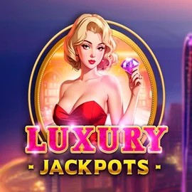 Luxury Jackpots logo – Jackpots by Triple Cherry at Vegas Hero Casino