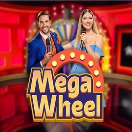 Mega Wheel logo by Pragmatic Play at Vegas Hero Casino