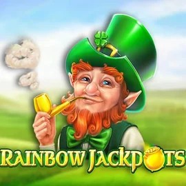 Rainbow Jackpots logo by Red Tiger Gaming Vegas Hero Casino