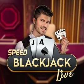 Speed Blackjack slot icon by Pragmatic Play, available at Vegas Hero Casino