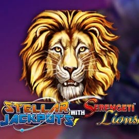 Play the Stellar Jackpots with Serengeti Lions slot by Lightning Box Game on Vegas Hero Casino